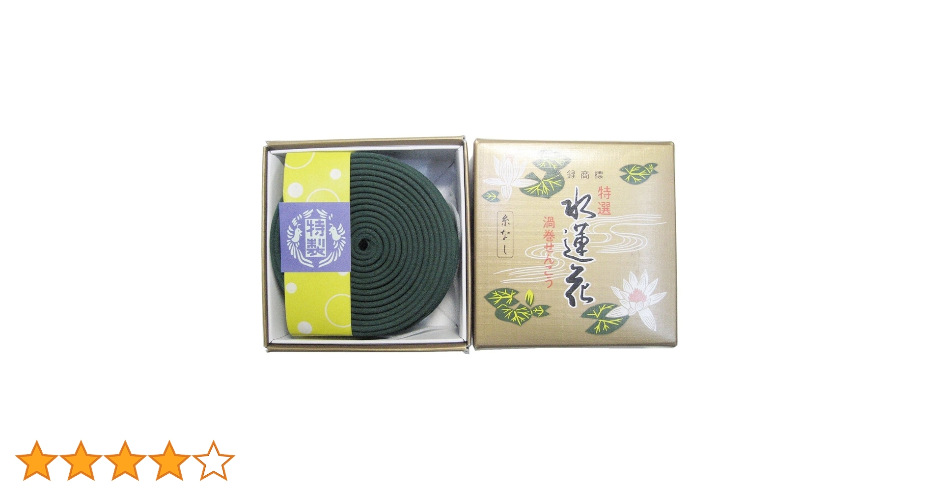 Amazon｜淡路梅薫堂のお線香 約12時間 14巻 七日間 安全糸なし